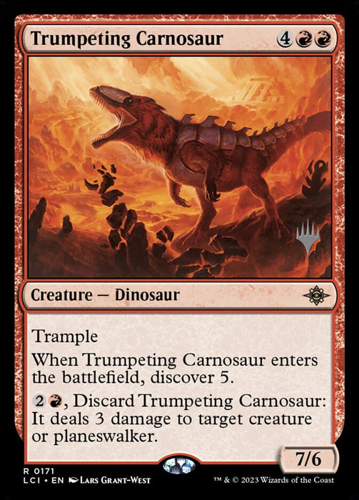 Trumpeting Carnosaur (Foil)