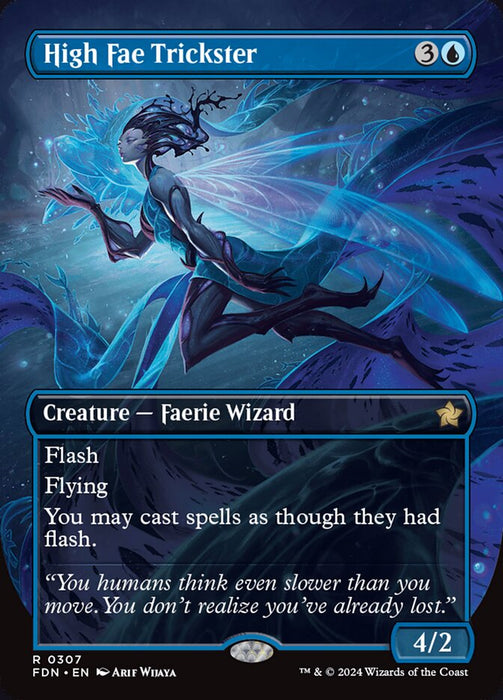 High Fae Trickster - Borderless - Inverted (Foil)