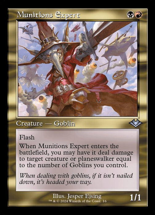 Munitions Expert - Retro Frame (Foil)