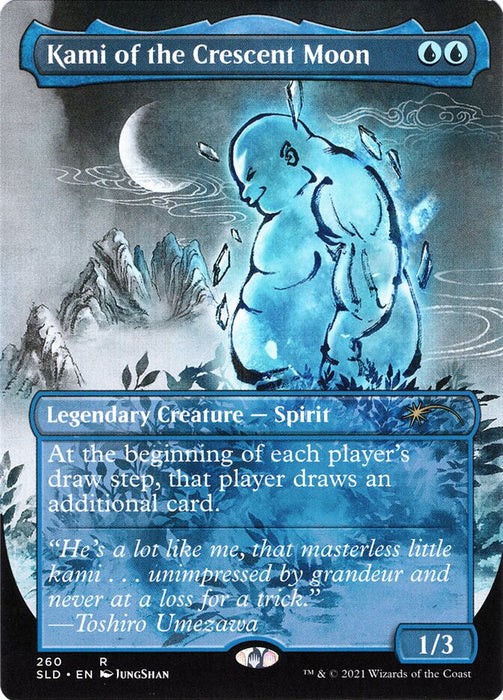 Kami of the Crescent Moon - Borderless - Full Art - Legendary - Inverted