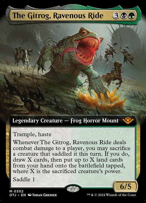 The Gitrog, Ravenous Ride - Extended Art- Legendary