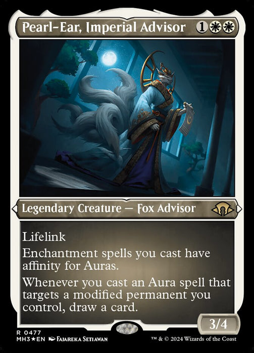 Pearl-Ear, Imperial Advisor - Legendary- Inverted- Etched (Etched Foil)