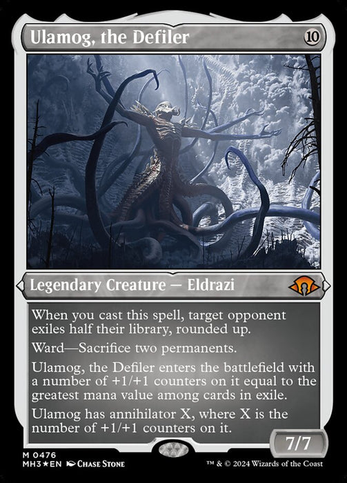 Ulamog, the Defiler - Legendary- Inverted- Etched (Etched Foil)