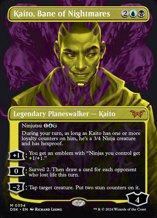 Kaito, Bane of Nightmares - Borderless - Full Art - Inverted