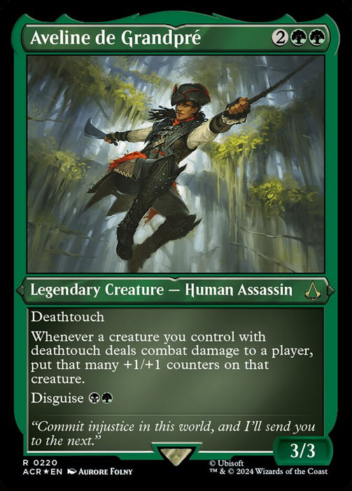 Aveline de Grandpré - Legendary- Inverted- Etched (Etched Foil)