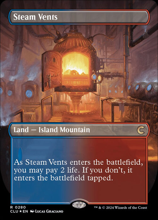 Steam Vents - Borderless - Inverted (Foil)