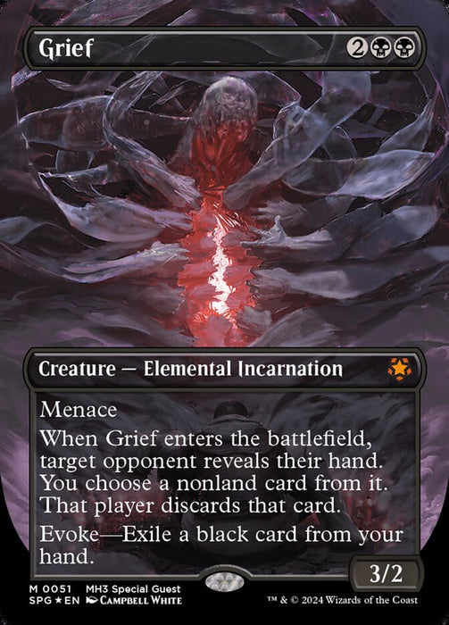 Grief - Borderless - Full Art - Inverted - Textured (Foil)