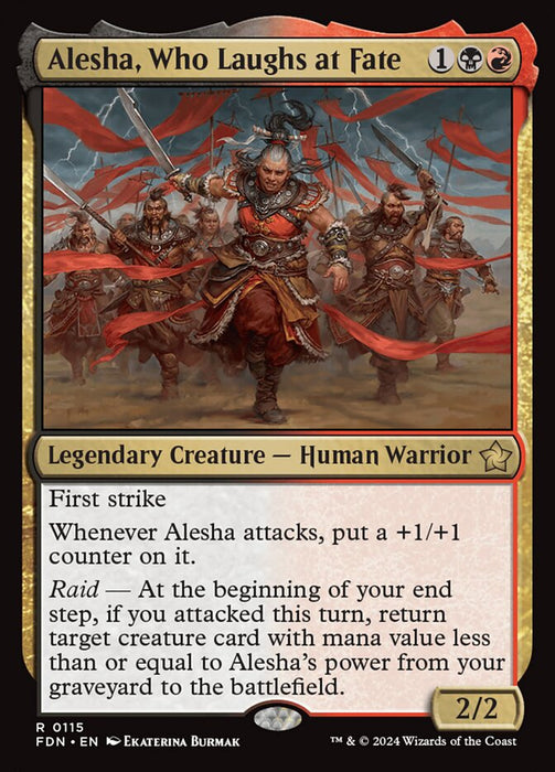 Alesha, Who Laughs at Fate - Legendary (Foil)