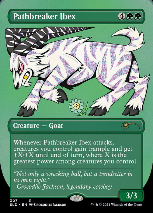 Pathbreaker Ibex - Borderless - Full Art - Inverted