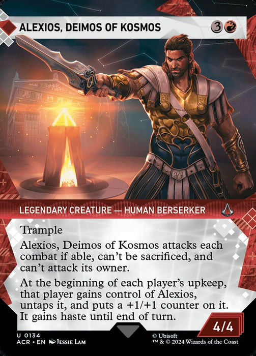 Alexios, Deimos of Kosmos - Borderless - Showcase- Legendary (Foil)