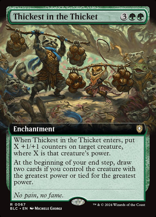 Thickest in the Thicket (Foil)