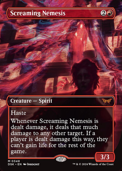 Screaming Nemesis - Borderless - Inverted