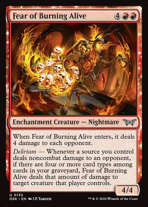 Fear of Burning Alive - Nyxtouched (Foil)