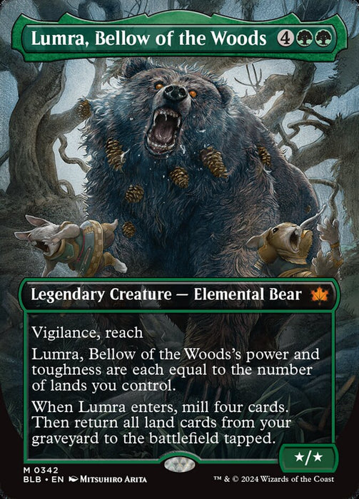 Lumra, Bellow of the Woods - Borderless - Legendary