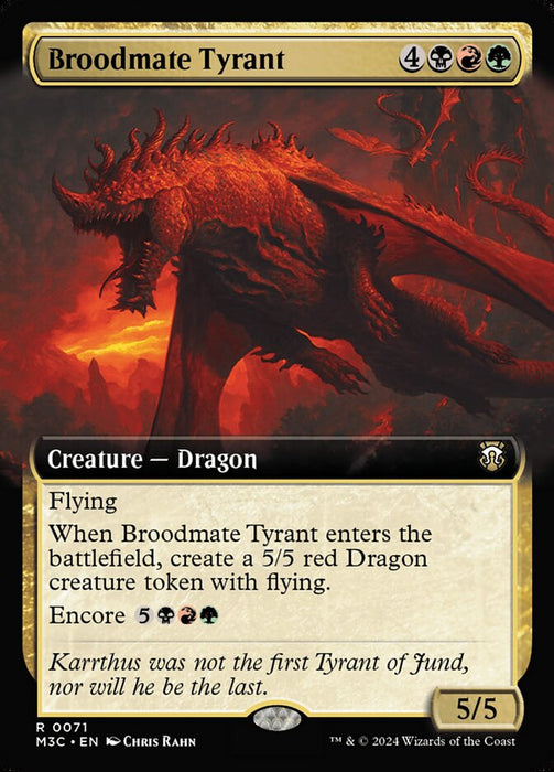 Broodmate Tyrant - Extended Art (Foil)