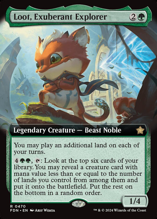 Loot, Exuberant Explorer - Legendary - Extended Art