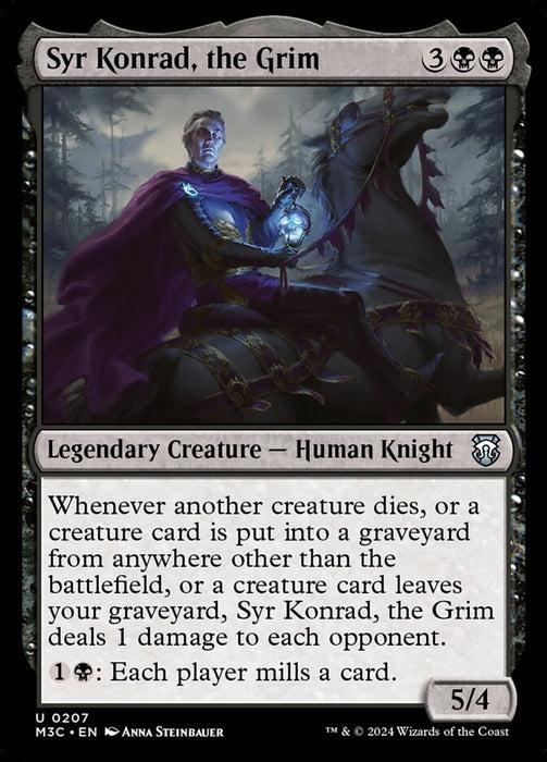 Syr Konrad, the Grim - Legendary