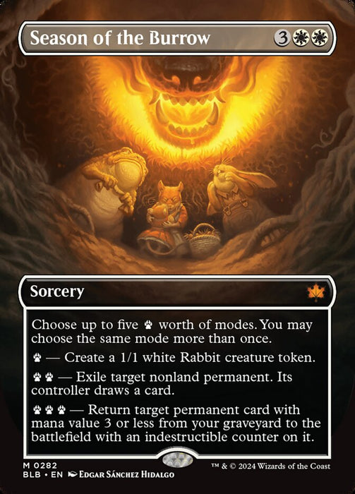 Season of the Burrow - Borderless - Showcase (Foil)