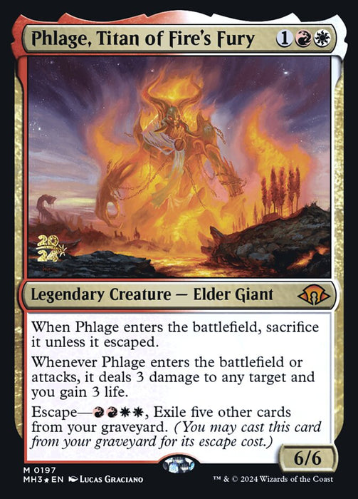 Phlage, Titan of Fire's Fury - Legendary (Foil)