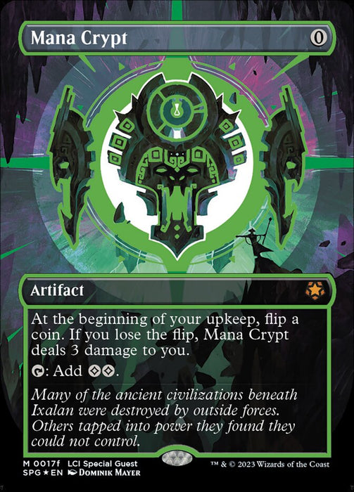 Mana Crypt - Borderless - Full Art - Inverted (Foil)