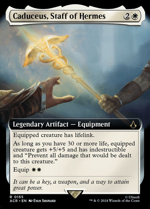 Caduceus, Staff of Hermes - Legendary- Extended Art (Foil)