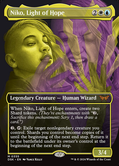 Niko, Light of Hope - Borderless - Full Art - Legendary - Inverted (Foil)