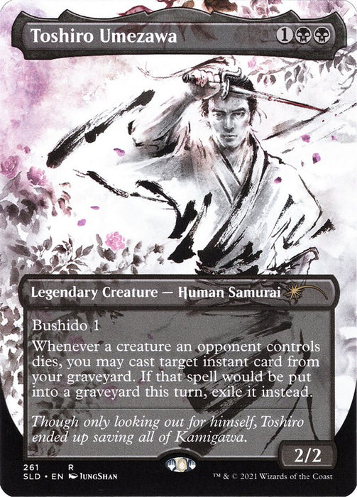 Toshiro Umezawa - Borderless - Full Art - Legendary - Inverted (Foil)