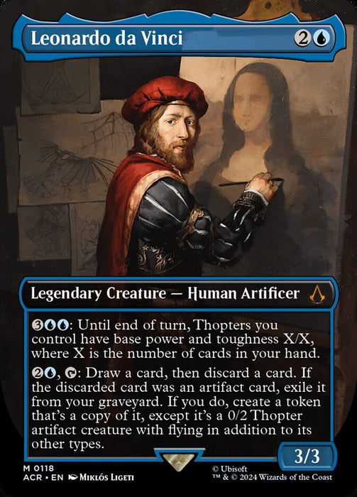 Leonardo da Vinci - Borderless - Legendary (Foil)