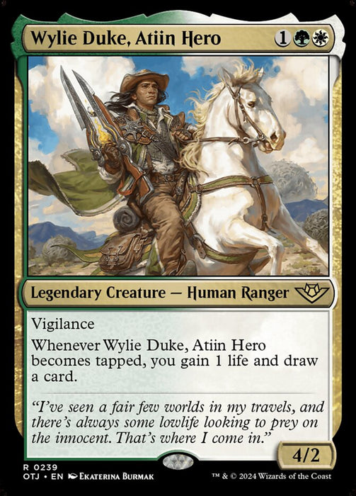Wylie Duke, Atiin Hero - Legendary (Foil)