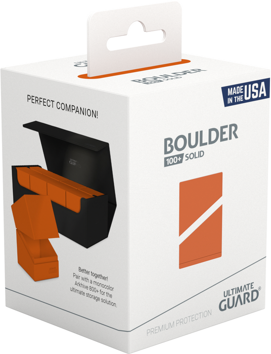 Ultimate Guard Boulder 100+ Solid Orange