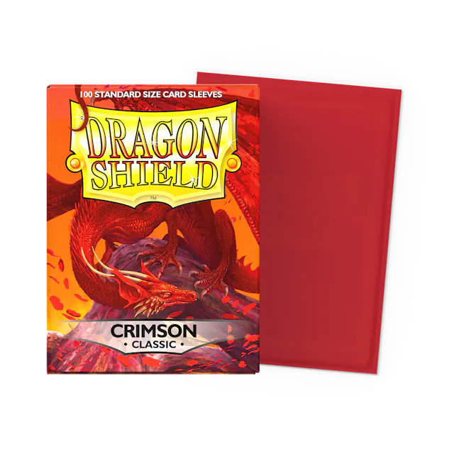 Dragon Shield Classic Crimson Sleeves