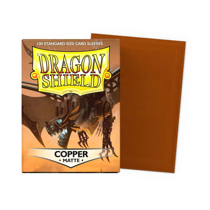 Dragon Shield Matte Sleeves - Copper