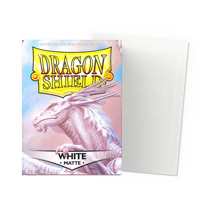 Dragon Shield Matte Sleeves - White