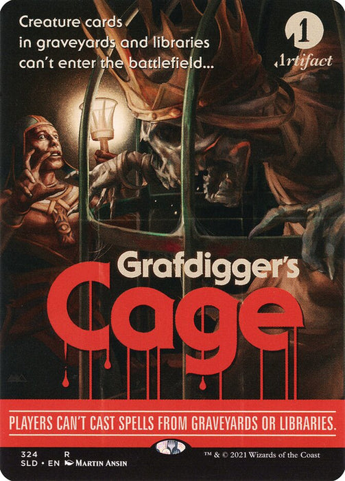 Grafdigger's Cage - Borderless - Full Art