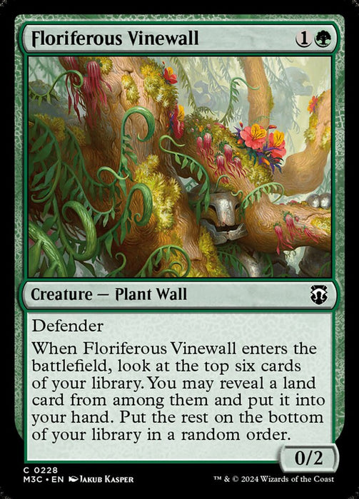 Floriferous Vinewall (Foil)