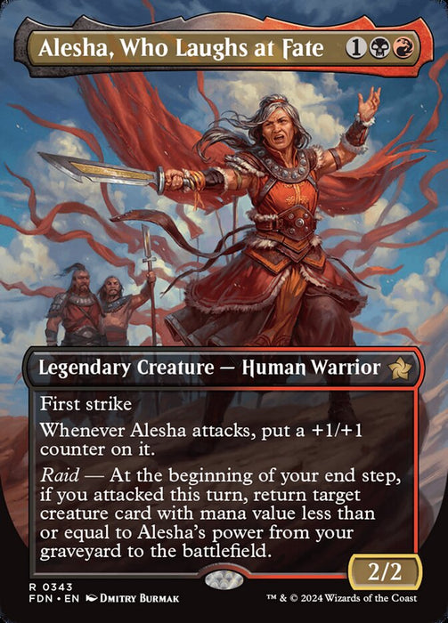 Alesha, Who Laughs at Fate - Borderless - Legendary - Inverted