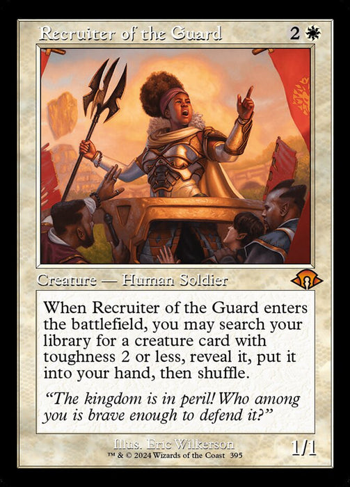 Recruiter of the Guard - Retro Frame