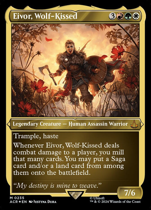 Eivor, Wolf-Kissed - Legendary- Inverted- Etched (Etched Foil)