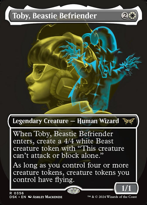 Toby, Beastie Befriender - Borderless - Full Art - Legendary - Inverted