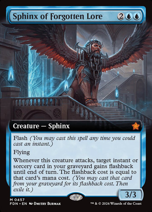 Sphinx of Forgotten Lore - Extended Art (Foil)