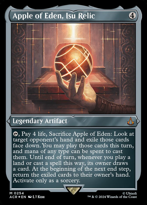 Apple of Eden, Isu Relic - Legendary- Inverted- Etched (Etched Foil)