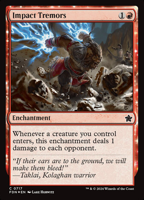 Impact Tremors - Enchantment (Foil)