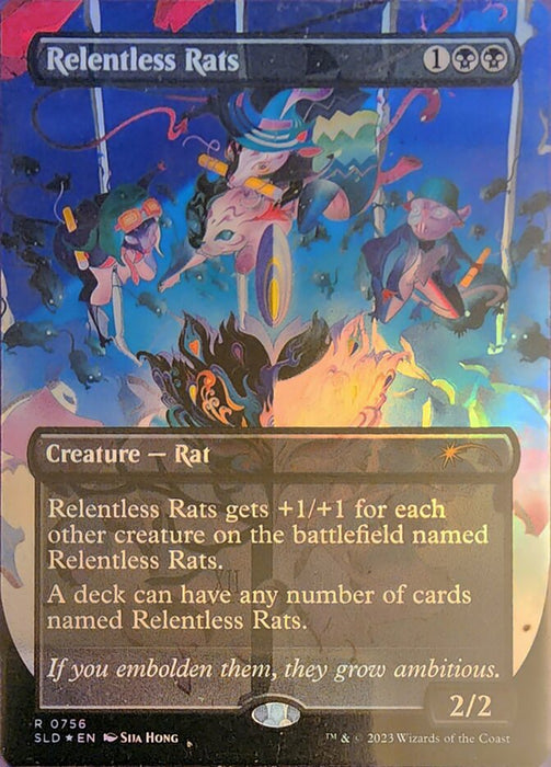 Relentless Rats - Borderless - Inverted (Foil)