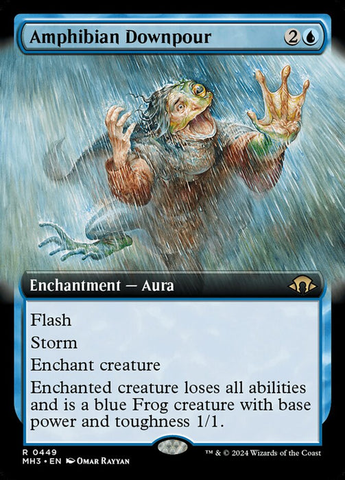 Amphibian Downpour - Extended Art (Foil)