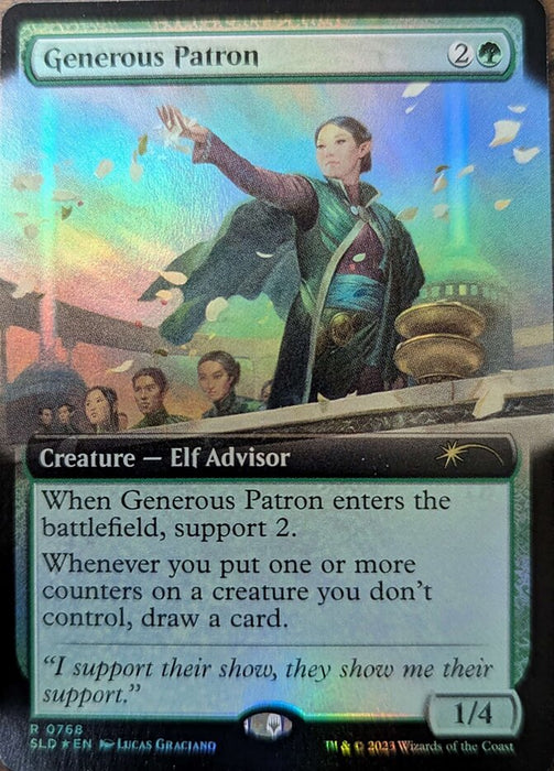 Generous Patron - Extended Art (Foil)