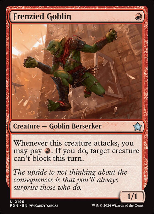 Frenzied Goblin (Foil)