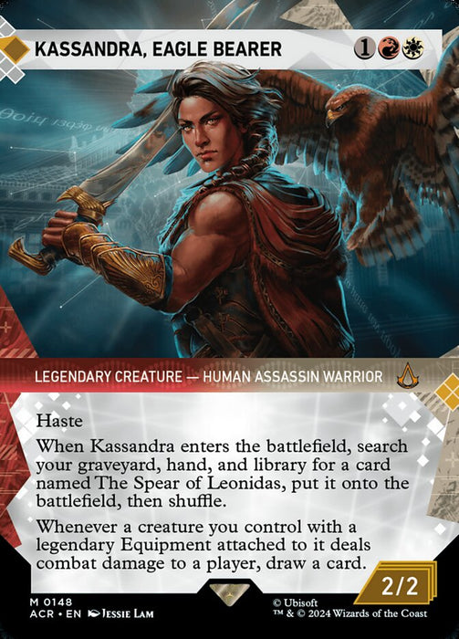 Kassandra, Eagle Bearer - Borderless - Showcase- Legendary (Foil)