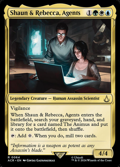 Shaun & Rebecca, Agents - Legendary