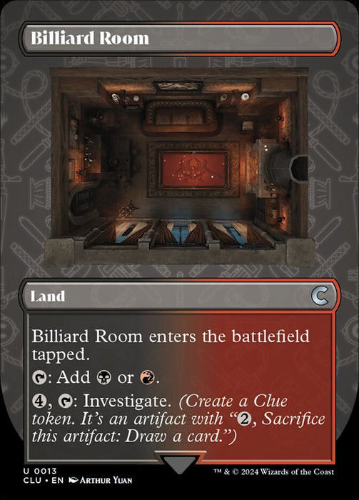 Billiard Room - Borderless - Inverted