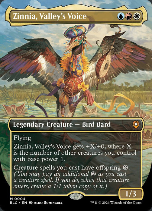 Zinnia, Valley's Voice - Borderless - Legendary (Foil)